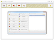 Ecran d'accueil du logiciel